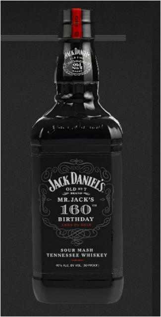 Jack Daniel's 160 Birthday Edition 75 cl 40 %