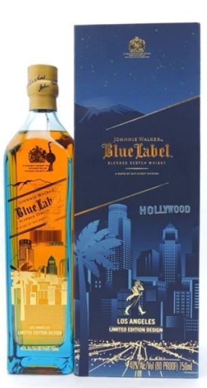Johnnie Walker Blue Label Hollywood Los Angeles Skyline
