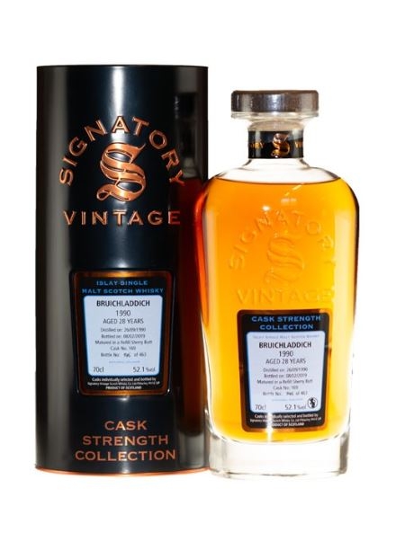 Bruichladdich 1990-2019 - 28y - Cask Strength Collection - Refill Sherry Butt